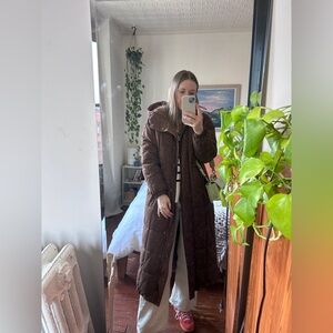 Outdoor Gear 4505 Brown Puffer Coat